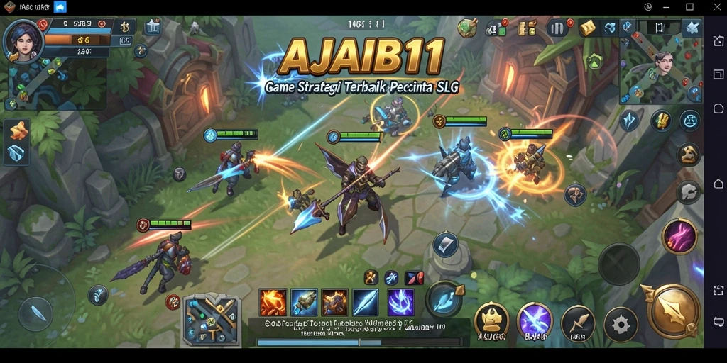 Tampilan gameplay AJAIB11 yang penuh strategi dan aksi.