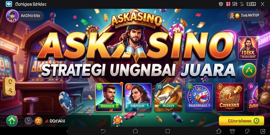 Tangkapan layar gameplay ASKASINO menunjukkan strategi mendalam yang diperlukan.