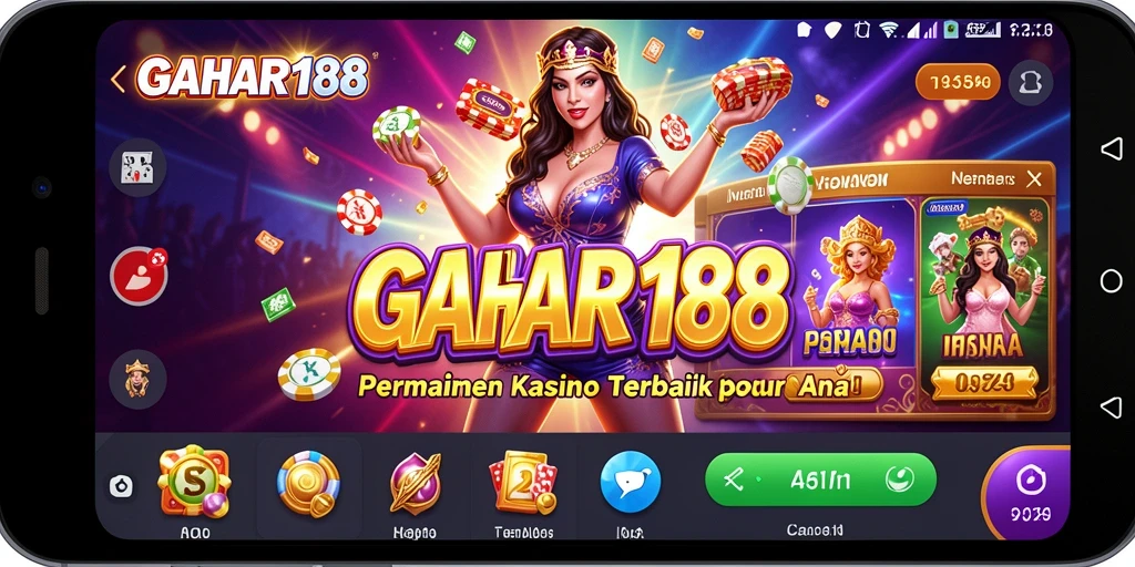 Tampilan gameplay GAHAR188 yang mendebarkan dan menghibur di kasino.