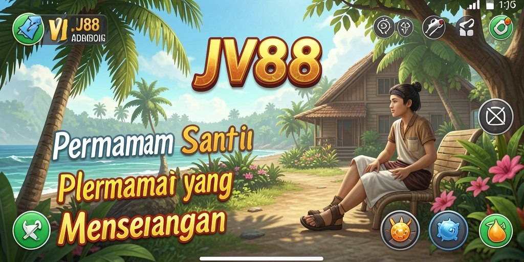 Tampilan gameplay JV88 yang menarik dan penuh warna.