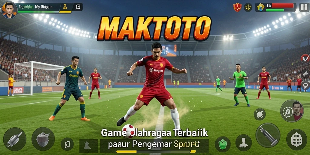 Tampilan gameplay MAKTOTO yang penuh aksi dan seru.