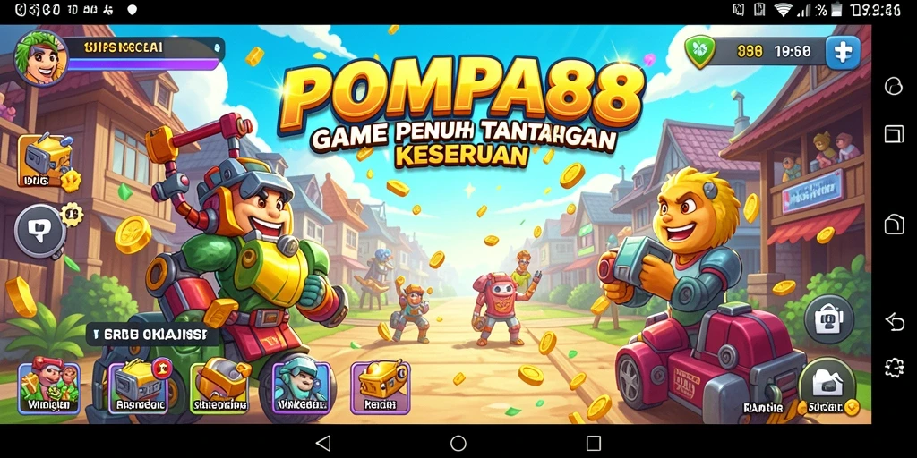 Screenshot gameplay POMPA88 yang penuh aksi dan seru.