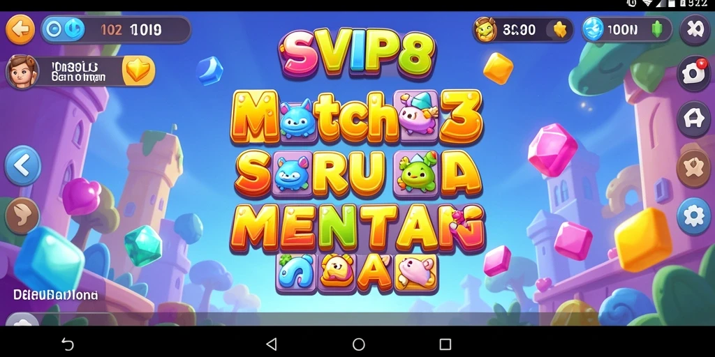 Tampilan gameplay SVIP8 yang menantang dan penuh warna.
