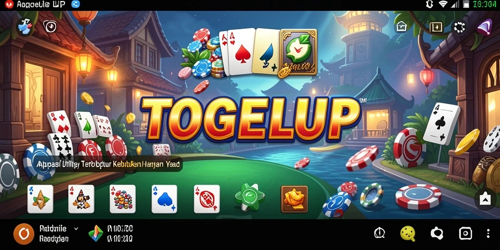 Tampilan utama TOGELUP dengan antarmuka yang ramah pengguna.